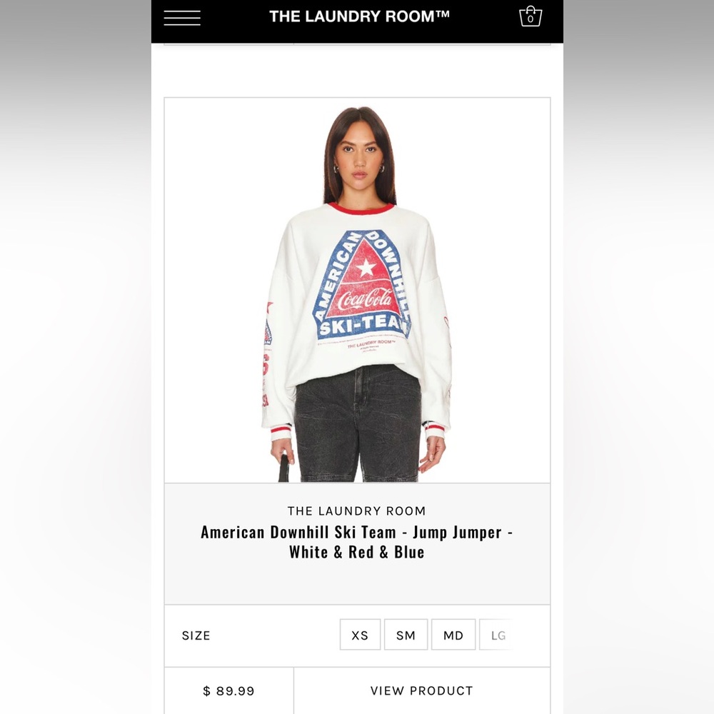The Laundry Room- Coca Cola Sweatshirt- **NEW**
